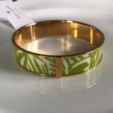 Kate Spade Jewelry | Kate Spade Bamboo Print Bangle | Color: Gold/Green | Size: 2.5 In. X 2.5 In.