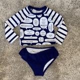 Kate Spade Swim | Kate Spade Bon Voyage Baby Swim | Color: Blue/White | Size: 9-12mb