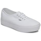 Vans AUTHENTIC PLATFORM 2.0 women's Shoes (Trainers) in White. Sizes available:3.5,4.5,5,6,6.5,7.5,8,3,7,5.5,4