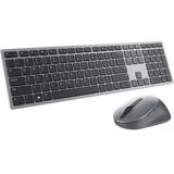 Dell Premier Multi-Device Wireless Keyboard And Mouse KM7321W - USB Wireless Bluetooth/RF Titan Gray - USB Wireless Bluetooth/RF Mouse - Optical - 400