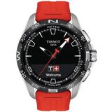 Tissot T-Touch Connect Solar Black Dial Silicone Strap Men's Watch T121.420.47.051.01 T121.420.47.051.01
