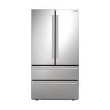 Sharp SJG2351F 36 Inch Wide 22.5 Cu. Ft. Energy Star Rated French Door Refrigerator with Dual Freezer Compartments Stainless Steel Refrigeration