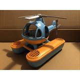 Green Toys Sea Rescue Helicopter - Orange & Blue - Made W/ Recycled