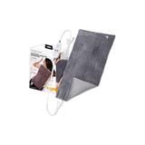 Calming Heat Weighted Electric Heating pad w/ Massaging Vibrations-New(Open Box) Grey 12 Settings