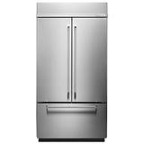 KitchenAid 24.2-cu ft Built-In French Door Refrigerator with Ice Maker (Stainless Steel) ENERGY STAR | KBFN502ESS
