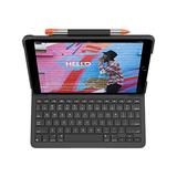 Logitech 920-009473 Slim Folio Plastic Keyboard Case for 10.2" iPad, Graphite
