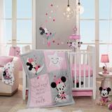 Lambs & Ivy Disney Baby Nursery Crib Bedding Set - Minnie Mouse 4pc