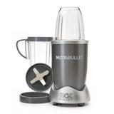 NutriBullet 24 oz. Single Speed Gray Black Jar Blender