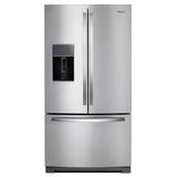 Whirlpool WRF767SDH 36 Inch Wide 26.8 Cu. Ft Capacity Energy Star Certified French Door Refrigerator with In-Door-Ice Storage and Dual Ice Makers
