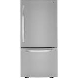LG LRDCS2603 33 Inch Wide 25.5 Cu. Ft. Energy Star Rated Bottom Freezer Refrigerator with Print Proof Finish PrintProof Stainless Steel Refrigeration