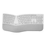 Kensington Pro Fit Ergo Wireless Keyboard - Keyboard - wireless - 2.4 GHz, Bluetooth 4.0 - US - gray