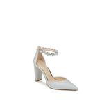 Jewel Badgley Mischka Ollie Evening Pumps Women s Shoes silver-tone Size 8.5