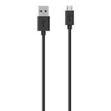 Belkin� Micro USB-To-USB ChargeSync Cable For Most Samsung Cell Phones, 4', Black