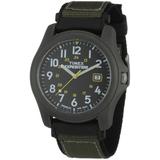 Timex T42571, Men's "expedition Camper" Black/green Nylon Watch, Date,