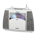 Jensen CD-565 Bluetooth CD/Radio Player, White/Gray