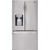 LG LFXS28968 36 Inch Wide 28 Cu. Ft. Energy Star Certified French Door Refrigerator with SmartThinQ Technology Stainless Steel Refrigeration