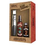 Wahl 9916-803 Cordless Beard Trimmer And Grooming Set With Beard Oil - Black