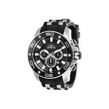Invicta Men s Pro Diver 26084 Silver Silicone Japanese Automatic Diving Watch