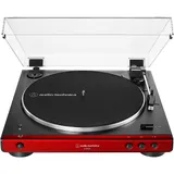 Audio-Technica At-Lp60xbt Fully Automatic Belt-Drive Stereo Record Player With Bluetooth Red