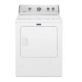 Maytag MEDC465H 29 Inch Wide 7 Cu Ft. Electric Dryer with IntelliDry Sensor White Laundry Appliances Dryers Electric Dryers