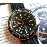 Super Clean S/s Men's Timex Navy Xl100 Meter Diver's Quartz Watch