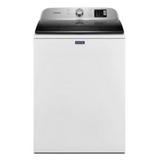 Maytag MVW6200K 28 Inch Wide 4.8 Cu. Ft. Top Loading Washer with Glass Lid White Laundry Appliances Washing Machines Top Loading Washing Machines
