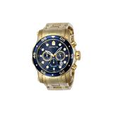 Invicta Men's 23651 Pro Diver Quartz Chronograph Blue Dial Watch