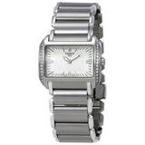 Tissot T-Wave White Dial Stainless Steel Ladies Watch T023.309.11.031.01