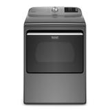 Maytag MED6230H 27 Inch Wide 7.4 Cu. Ft. Electric Dryer with Smart Control Metallic Slate Laundry Appliances Dryers Electric Dryers