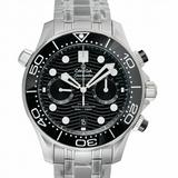 Omega Seamaster Diver 300m Co-Axial Master Chronometer Chronograph 44mm Automatic Black Dial Steel Men s Watch 210.30.44.51.01.001