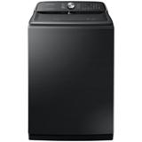 Samsung WA54R7200 27 Inch Wide 5.4 Cu Ft. Energy Star Rated Top Loading Washer with Deep Fill Fingerprint Resistant Black Stainless Steel Laundry