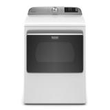 Maytag MED6230H 27 Inch Wide 7.4 Cu. Ft. Electric Dryer with Smart Control White Laundry Appliances Dryers Electric Dryers