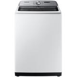 Samsung WA50R5400 27 Inch Wide 5 Cu Ft. Energy Star Rated Top Loading Washer with Super Speed White Laundry Appliances Washing Machines Top Loading