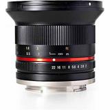 Rokinon 12mm F2.0 Ultra Wide Angle Camera Lens for Micro Four Thirds Mount Blac