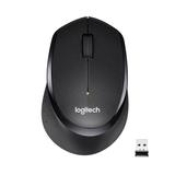 Logitech M330 Silent Plus Wireless Mouse (USB for Windows/Mac/Chrome OS/Linux) - Black