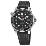 Omega Seamaster Diver 300m Co-Axial Master Chronometer 42mm Black Dial Rubber Strap Men's Watch 210.32.42.20.01.001 210.32.42.20.01.001