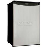 Danby DAR044A4BSLDD-6 Compact Refrigerator 4.4 Cu. Ft. Black/Stainless Steel