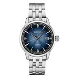 Seiko Men s Presage 23 Jewel Automatic Blue Dial 50M Water Resistance Watch with Date