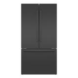 Bosch 800 Series 21-cu ft Counter-depth French Door Refrigerator with Ice Maker (Black Stainless Steel) ENERGY STAR | B36CT80SNB
