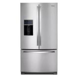 Whirlpool WRF757SDH 36 Inch Wide 26.8 Cu. Ft Capacity Energy Star Certified French Door Refrigerator with In-Door-Ice Storage Stainless Steel