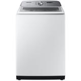 Samsung WA50R5200 27 Inch Wide 5 Cu Ft. Energy Star Rated Top Loading Washer with EZ Access White Laundry Appliances Washing Machines Top Loading
