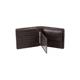 Karla Hanson Men's Rfid Blocking Martin Coin Pocket Leather Wallet