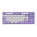 DAREU A87 Mechanical Keyboard Dream Theme Wired White Backlight 87 Keys Cherry MX Switch Purple PBT Keycaps Gaming Keybo