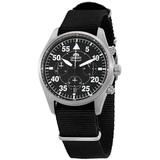 Orient Flight Chronograph Quartz Black Dial Men's Watch Ra-kv0502b10b