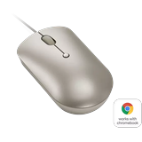 Lenovo 540 USB-C Wired Compact Mouse (Sand)