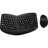 Adesso Tru-Form Media 1150 - Wireless Ergo Mini Keyboard & Mouse