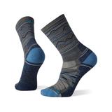 Smartwool Men's Hike Light Cushion Mountain Range Pattern Crew Socks, Medium Gray SKU - 635404