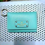 Kate Spade Bags | Kate Spade Wellesley Darla Leather Clutch Wallet | Color: Blue | Size: Os