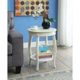 Accent Table Living by Acme in Antique White