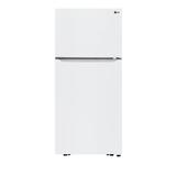 LG Electronics 30 in. 20 cu. ft. Top Freezer Refrigerator in White with Multi-Air Flow and Reversible Door